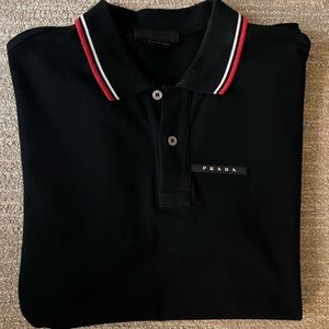 Prada polo shirt size Large but fits like a small